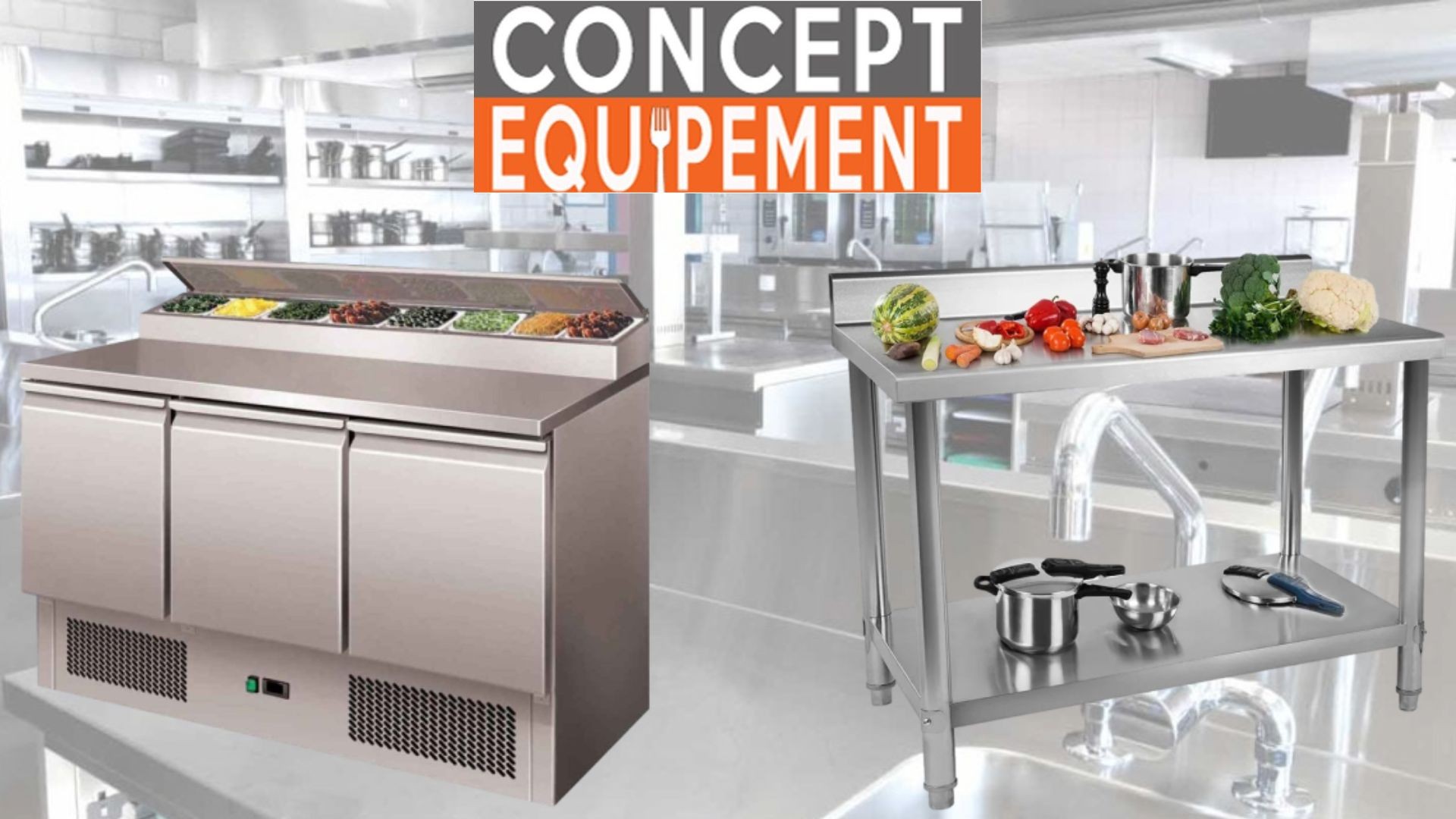 Concept Equipement , l'équipement cuisine professionnelle à petits prix